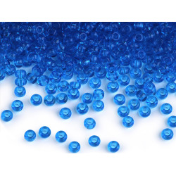 Mărgele nisip preciosa, 10/0 - 2,3 mm - Albastru azur (20 Grame)