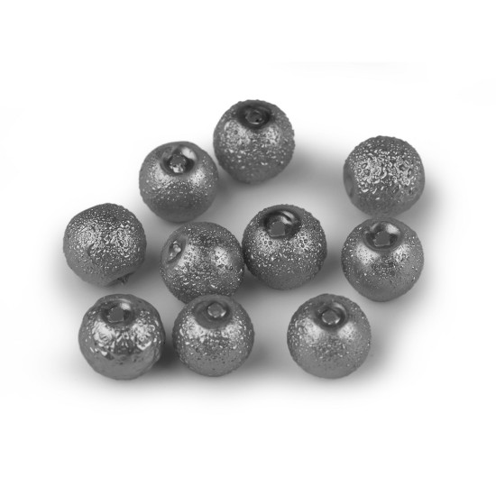 Perle sticlă creponate stardust, ø8 mm - Sidef (760 Bucăți) Perle sticlă creponate stardust, ø8 mm - Sidef (760 Bucăți)