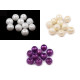 Perle sticlă creponate stardust, ø8 mm - Sidef (760 Bucăți) Perle sticlă creponate stardust, ø8 mm - Sidef (760 Bucăți)