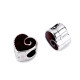 Mărgele metalice, model inimioară, 10x10 mm - Roșu (20 Bucăți) Mărgele metalice, model inimioară, 10x10 mm - Roșu (20 Bucăți)