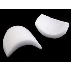 Pernițe pentru umeri, grosime 2 cm - Alb (100 Perechi)