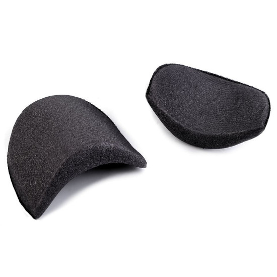 Pernițe pentru umeri, grosime 2 cm - Negru (100 Perechi)