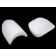 Pernițe pentru umeri, grosime 2,5 cm - Alb (20 Perechi)