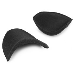 Pernițe pentru umeri, grosime 1,6 - 1.8 cm - Negru (10 Perechi)