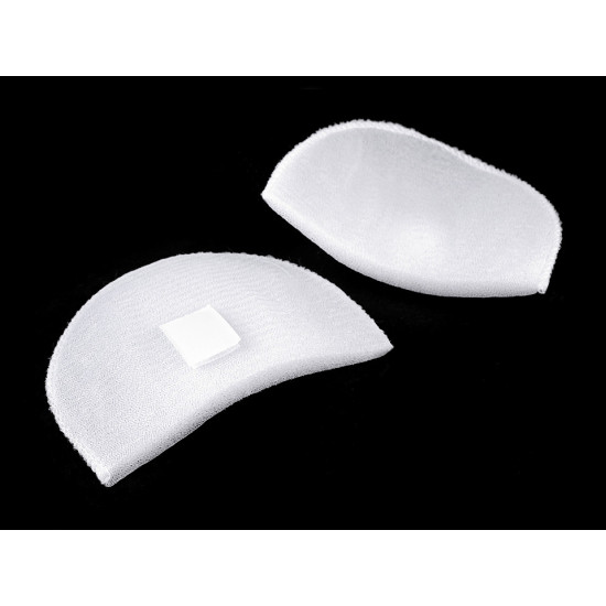 Pernițe pentru umeri, fixare velcro autoadeziv, grosime 1 cm - Negru (20 Perechi) Pernițe pentru umeri, fixare velcro autoadeziv, grosime 1 cm - Negru (20 Perechi)