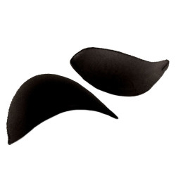 Pernițe pentru umeri, grosime 1 cm - Negru (100 Perechi)