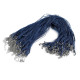 Bază colier organza și șnur cerat, 43 cm - Alb (2 Bucăți) Bază colier organza și șnur cerat, 43 cm - Alb (2 Bucăți)