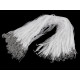Bază colier organza și șnur cerat, 43 cm - Alb (2 Bucăți) Bază colier organza și șnur cerat, 43 cm - Alb (2 Bucăți)