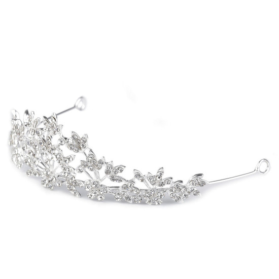 Diademă cu strasuri - Cristal (3 Bucăți) Diademă cu strasuri - Cristal (3 Bucăți)