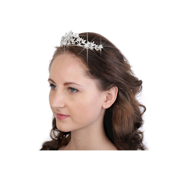 Diademă cu strasuri - Cristal (3 Bucăți) Diademă cu strasuri - Cristal (3 Bucăți)