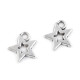 Pandantiv steluță, 12x12 mm - Platinum (10 Bucăți) Pandantiv steluță, 12x12 mm - Platinum (10 Bucăți)