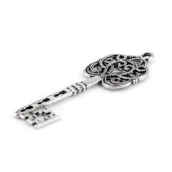 Pandantiv cheie, 21x56 mm - Alamă antică (2 Bucăți) Pandantiv cheie, 21x56 mm - Alamă antică (2 Bucăți)