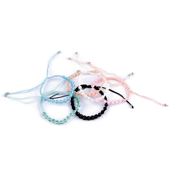 Brăţară shamballa cu mărgele fațetate - Bleu nu-mă-uita (12 Bucăți) Brăţară shamballa cu mărgele fațetate - Bleu nu-mă-uita (12 Bucăți)