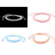 Brăţară shamballa cu mărgele fațetate - Bleu nu-mă-uita (12 Bucăți) Brăţară shamballa cu mărgele fațetate - Bleu nu-mă-uita (12 Bucăți)
