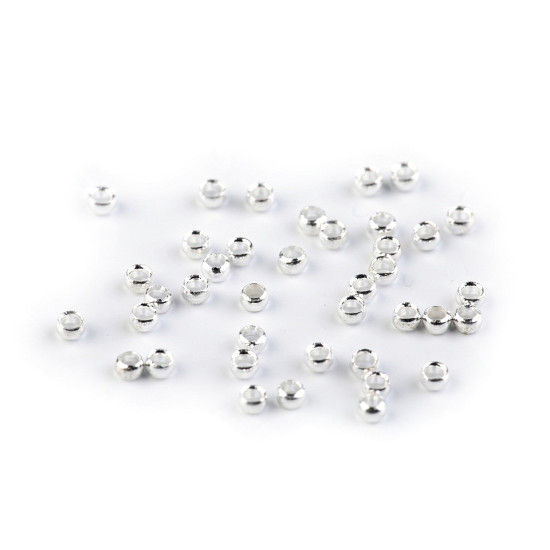 Crimpuri rotunde, ø2 mm - Platinum (20 Grame) Crimpuri rotunde, ø2 mm - Platinum (20 Grame)