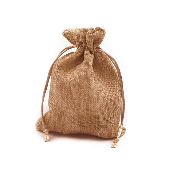 Săculeț rustic imitație iută, 13x18 cm - Verde (10 Bucăți) Săculeț rustic imitație iută, 13x18 cm - Verde (10 Bucăți)