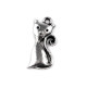 Pandantiv pisică, 12x25 mm - Platinum (5 Bucăți) Pandantiv pisică, 12x25 mm - Platinum (5 Bucăți)