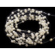 Ghirlandă decorativă perle, ø2-3 mm - Alb (30 Metri) Ghirlandă decorativă perle, ø2-3 mm - Alb (30 Metri)
