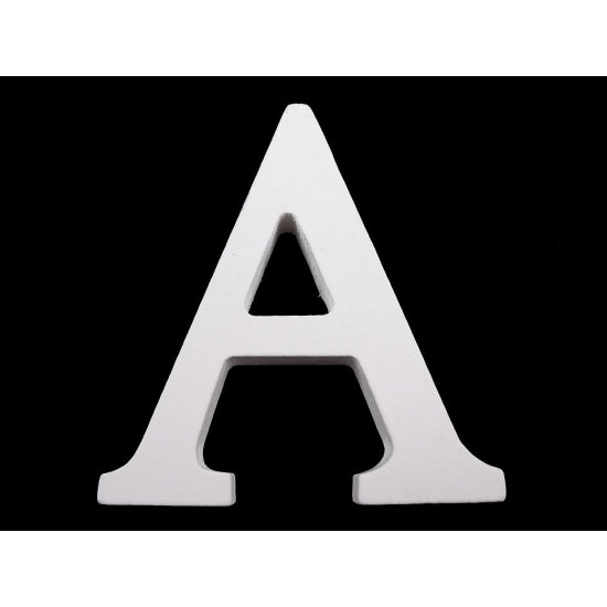 Litere decorative din lemn - Alb (5 Bucăți) Litere decorative din lemn - Alb (5 Bucăți)
