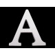Litere decorative din lemn - Alb (5 Bucăți) Litere decorative din lemn - Alb (5 Bucăți)