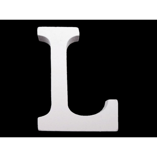 Litere decorative din lemn - Alb (5 Bucăți) Litere decorative din lemn - Alb (5 Bucăți)
