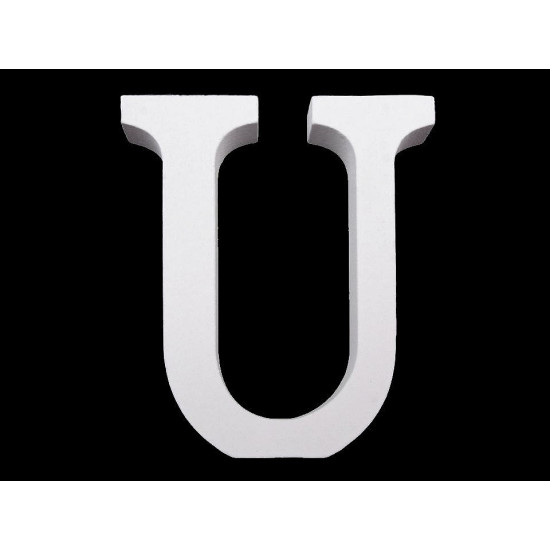 Litere decorative din lemn - Alb (5 Bucăți) Litere decorative din lemn - Alb (5 Bucăți)