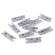 Cârlige lemn colorate, 4x25 mm - Natural deschis (500 Bucăți) Cârlige lemn colorate, 4x25 mm - Natural deschis (500 Bucăți)