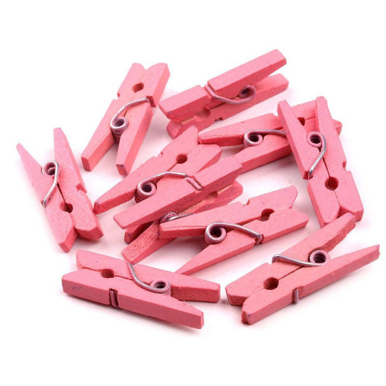 Cârlige lemn colorate, 4x25 mm - Natural deschis (500 Bucăți) Cârlige lemn colorate, 4x25 mm - Natural deschis (500 Bucăți)