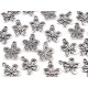 Pandantiv floare, 15x18 mm - Platinum (10 Bucăți) Pandantiv floare, 15x18 mm - Platinum (10 Bucăți)
