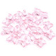 Fluturi decorativi din plastic, 15x18 mm - Transparent (480 Bucăți)