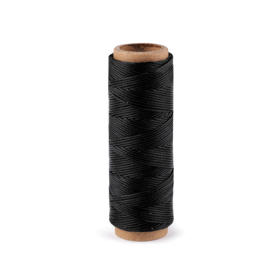 Ață cerată poliester, 1 mm - Roșu (1 Bucată)