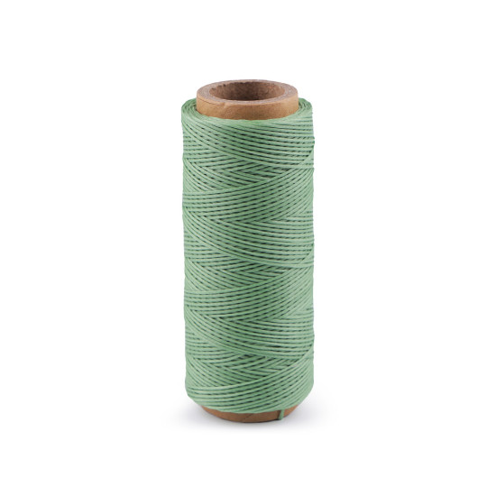 Ață cerată poliester, 1 mm - Roșu (1 Bucată)