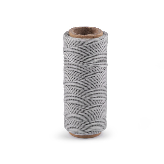 Ață cerată poliester, 1 mm - Roșu (1 Bucată)