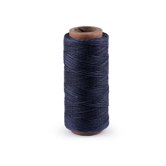 Ață cerată poliester, 1 mm - Roșu (1 Bucată)