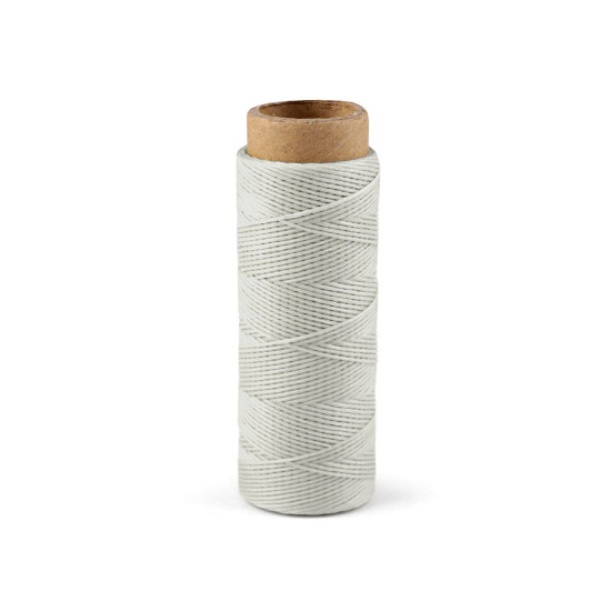 Ață cerată poliester, 1 mm - Roșu (1 Bucată)