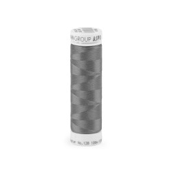 Ață poliester elastică 100 m aspotex 120 amann - Gri închis (20 Bucăți)