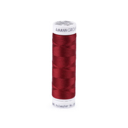 Ață poliester elastică 100 m aspotex 120 amann - Bordo (20 Bucăți)
