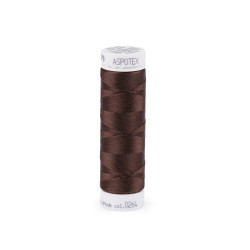 Ață poliester elastică 100 m aspotex 120 amann - Maro închis (20 Bucăți)