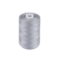 Ață poliester pentru overlock ntf 40/2, 1000 m - Gri deschis (36 Bucăți)