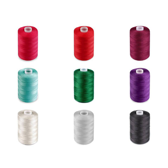 Ață poliester pentru overlock ntf 40/2, 1000 m - Roșu deschis (12 Bucăți) Ață poliester pentru overlock ntf 40/2, 1000 m - Roșu deschis (12 Bucăți)