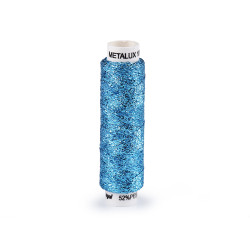 Ață metalică pentru brodat metalux, 100 m - Albastru deschis (10 Bucăți)