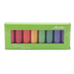Set de fire de bumbacsilk-finish 8x150 m - Mix (1 Set)