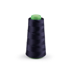 Ata elastica pentru overlock industrial 3000 m - Albastru închis (1 Bucată)