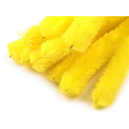 Sârmă plușată, ø15 mm, lungime 30 cm - Verde brad (10 Bucăți) Sârmă plușată, ø15 mm, lungime 30 cm - Verde brad (10 Bucăți)