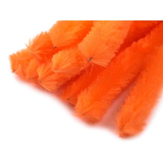 Sârmă plușată, ø15 mm, lungime 30 cm - Verde brad (10 Bucăți) Sârmă plușată, ø15 mm, lungime 30 cm - Verde brad (10 Bucăți)