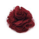 Broșă / clamă de păr trandafir, ø9 cm - Bordo deschis (5 Bucăți) Broșă / clamă de păr trandafir, ø9 cm - Bordo deschis (5 Bucăți)