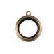 Pandantiv medalion rotund, ø30 mm - Platinum (3 Bucăți) Pandantiv medalion rotund, ø30 mm - Platinum (3 Bucăți)