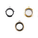 Pandantiv medalion rotund, ø30 mm - Platinum (3 Bucăți) Pandantiv medalion rotund, ø30 mm - Platinum (3 Bucăți)