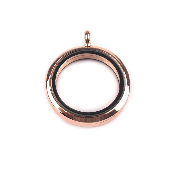 Pandantiv medalion rotund, ø30 mm - Platinum (3 Bucăți) Pandantiv medalion rotund, ø30 mm - Platinum (3 Bucăți)