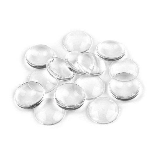 Caboșon sticlă transparent, ø20 mm - Transparent (300 Bucăți)